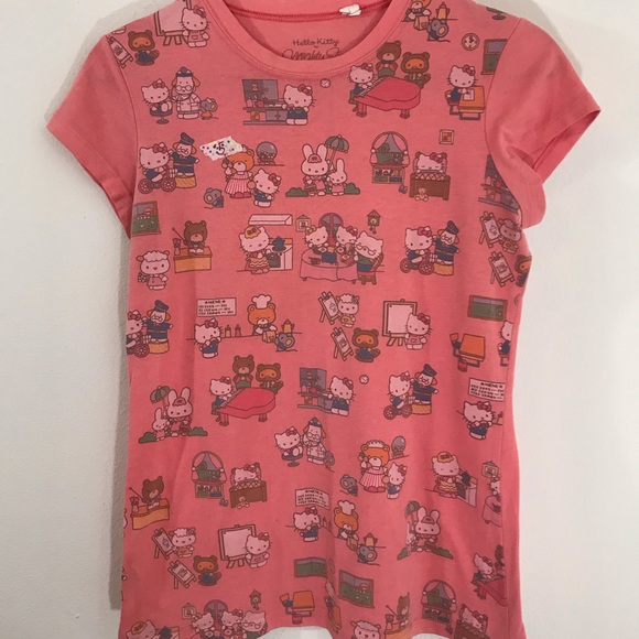Mighty Fine Tops - Pink Hello Kitty graphic tee Mighty Fine Tops - Pink Hello Kitty graphic tee